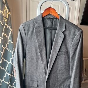 Banana Republic Tweed Sport Coat – Charcoal Gray Tailored Fit 40R